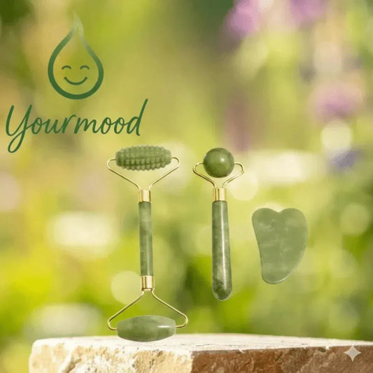 Rituel Jade – Set de massage facial en jade naturel - Yourmood